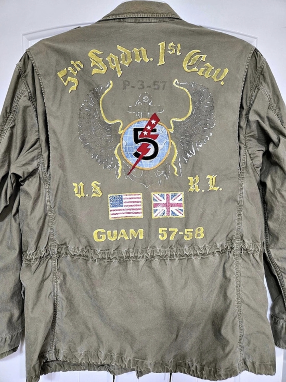 Polo Ralph Lauren 5th Sqdn 1st Cav Military Combat Field Jacket Field Jacket